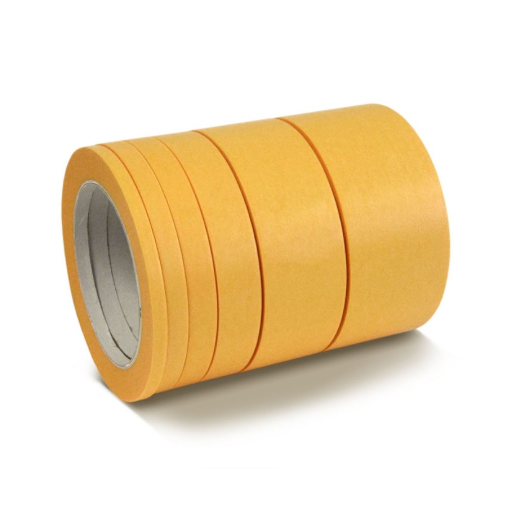 Japanese Flat Masking Tape 12mmx50m 5Stk (100 °C für 20 min)