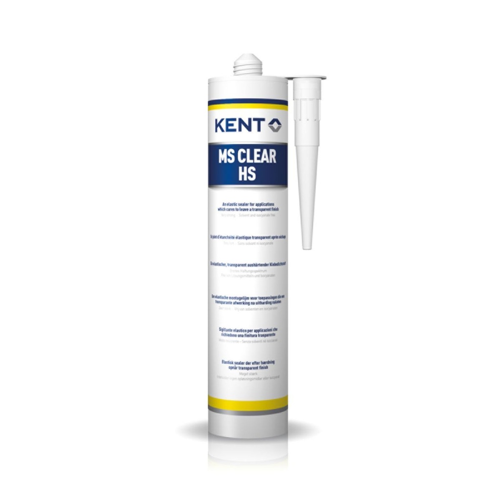 MS Clear HS, transparente Klebedichtmasse, 290ml Kartusche